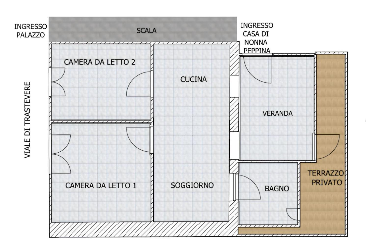 La Casa Di Nonna Peppina A Trastevere Рим Екстериор снимка